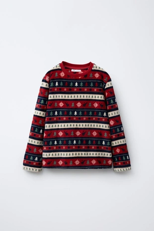 Купить Zara Пижама с деревом на мягкой ткани для возраста 6-14 лет