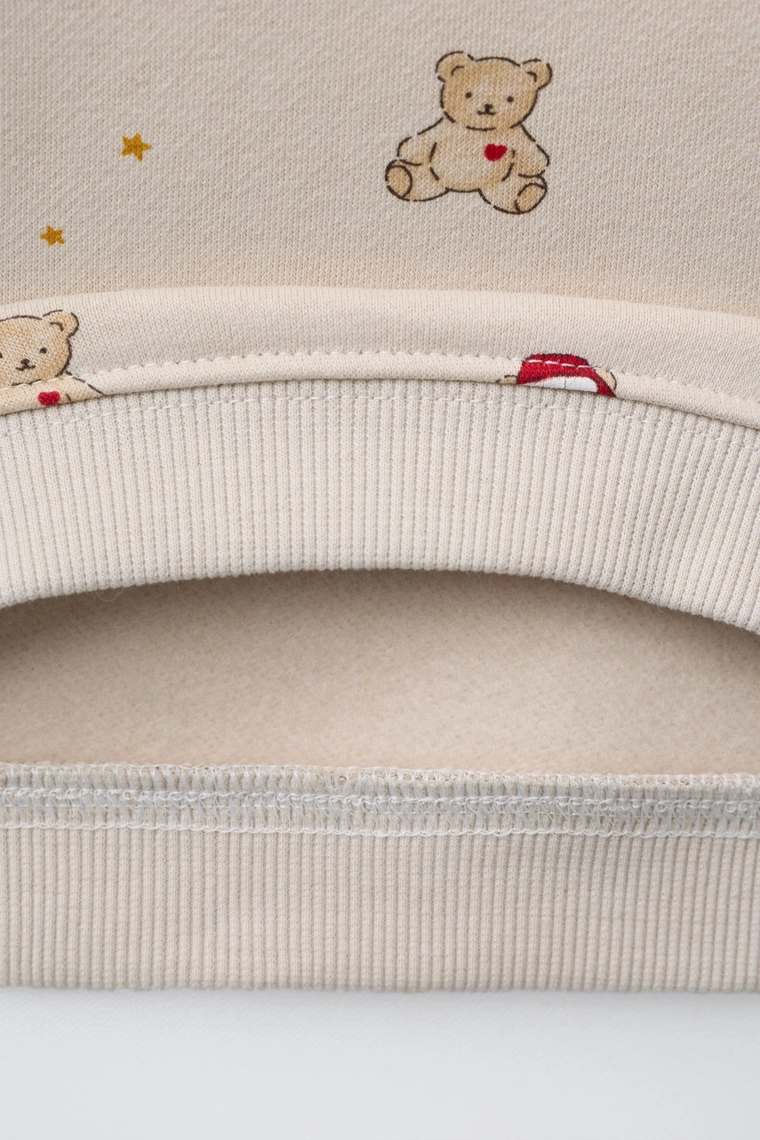 Комплект свитшота и джоггеров с медведями