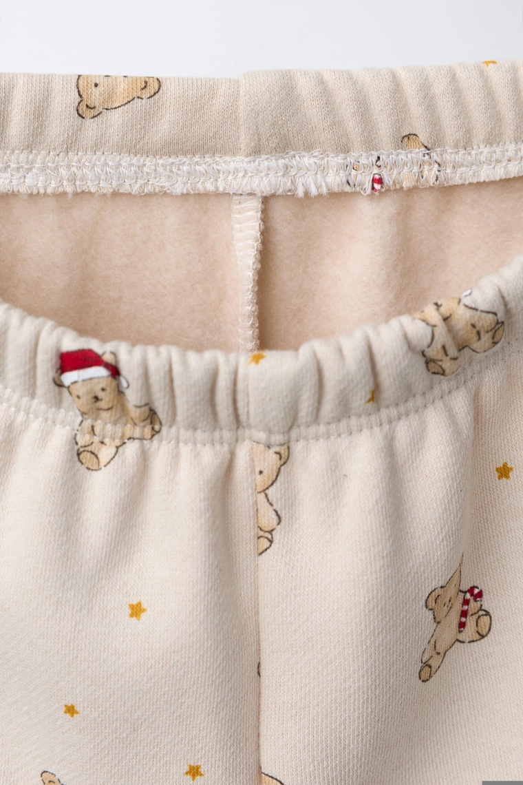 Комплект свитшота и джоггеров с медведями