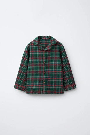 Купить Zara 3–6 лет/ фланелевая пижама в клетку