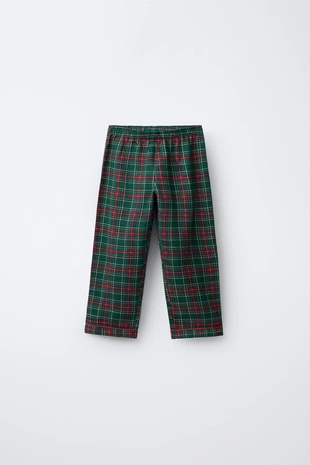 3–6 лет/ фланелевая пижама в клетку- Заказать в России