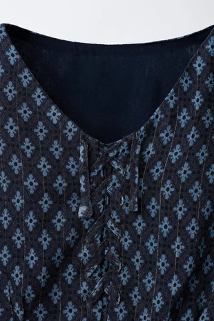 Рубашка с цветочным принтом и блёстками- Заказать в России