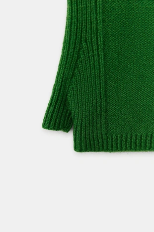 Длинные митенки из 100% шерсти- Заказать в России