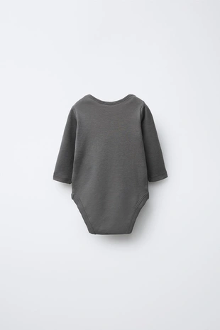 Multicoloured | 1386/596/330 - Zara Набор из 3 боди «дед мороз, олень и снеговик»