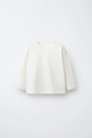 Купить Zara Набор из трех футболок в полоску и однотонных