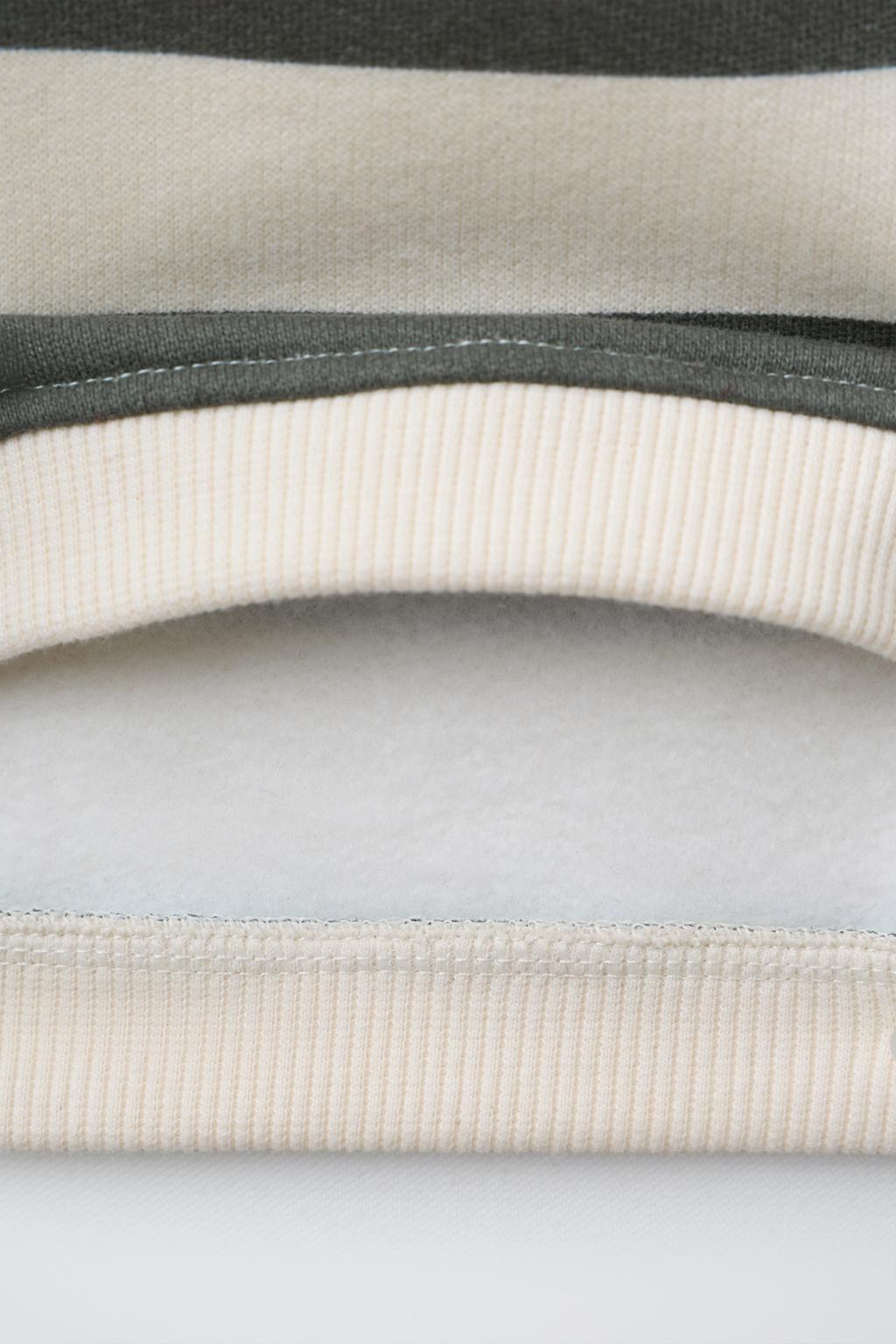 ТОЛСТОВКА В ПОЛОСКУ С НАШИВКОЙ «МЕДВЕДЬ»