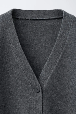 Anthracite grey | 5536/705/807 - Zara Вязаный жакет