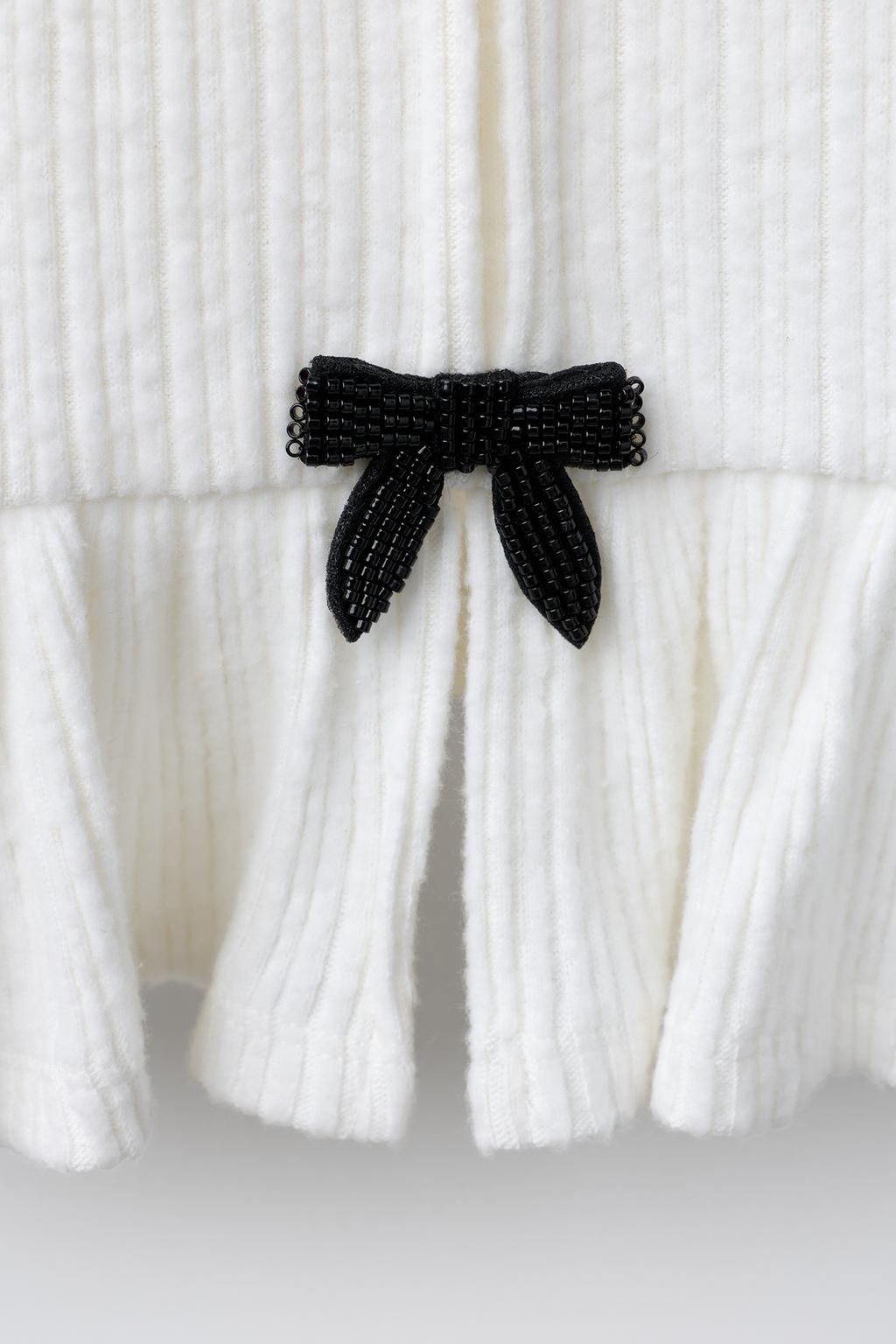 ФУТБОЛКА В РУБЧИК SOFT TOUCH С БАНТАМИ