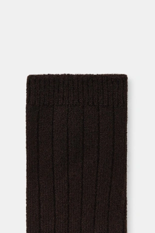 Базовые носки в рубчик- Заказать в России