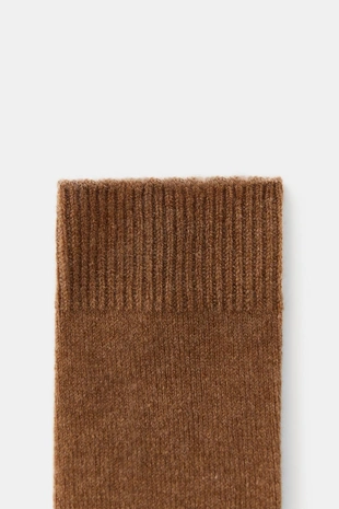 Гладкие носки с шерстью- Заказать в России