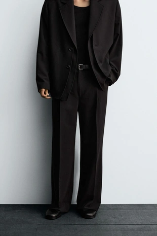 Костюмные брюки со складками- Заказать в России