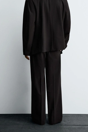 Костюмные брюки со складками- Заказать в России
