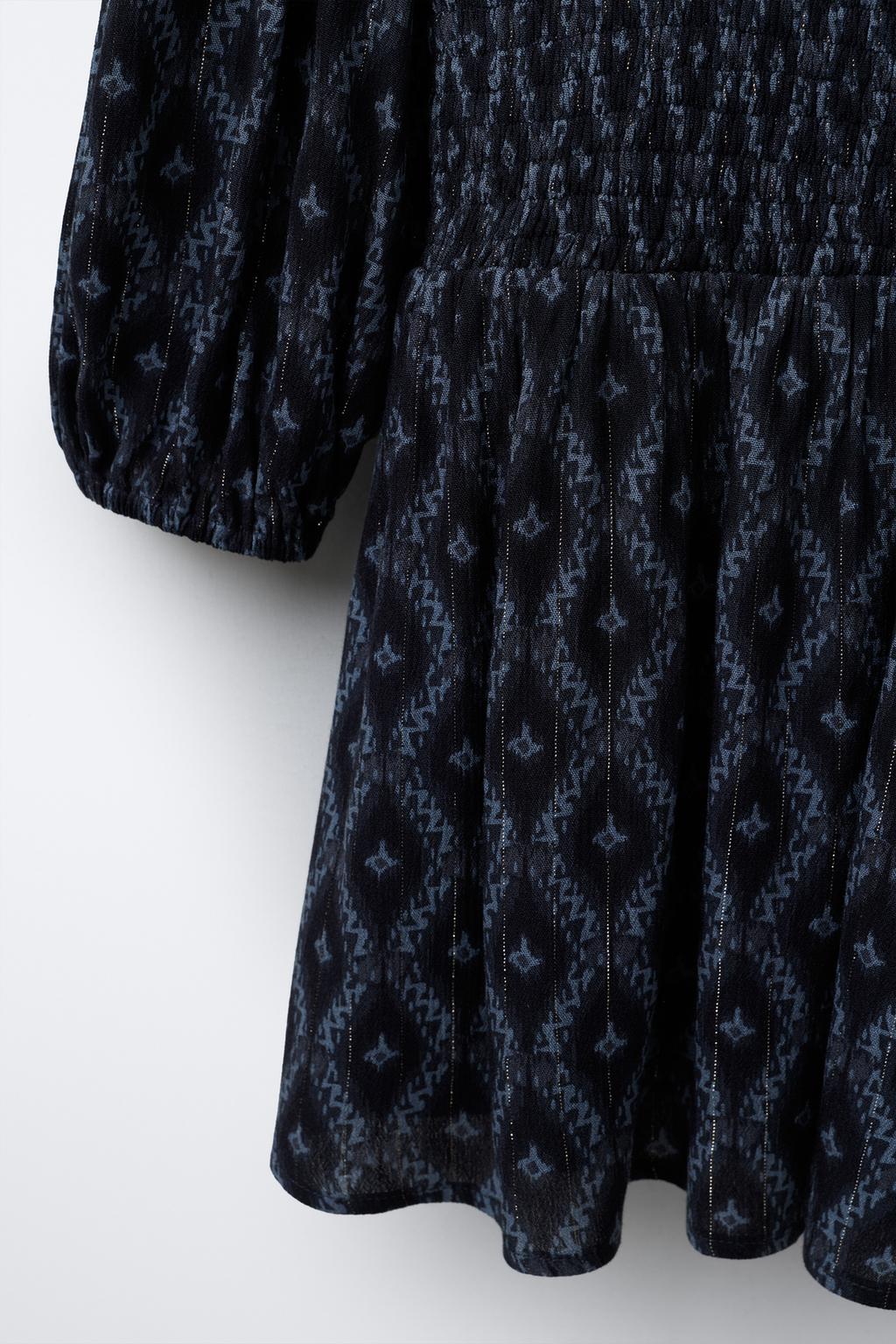 ПЛАТЬЕ С ПРИНТОМ ИКАТ