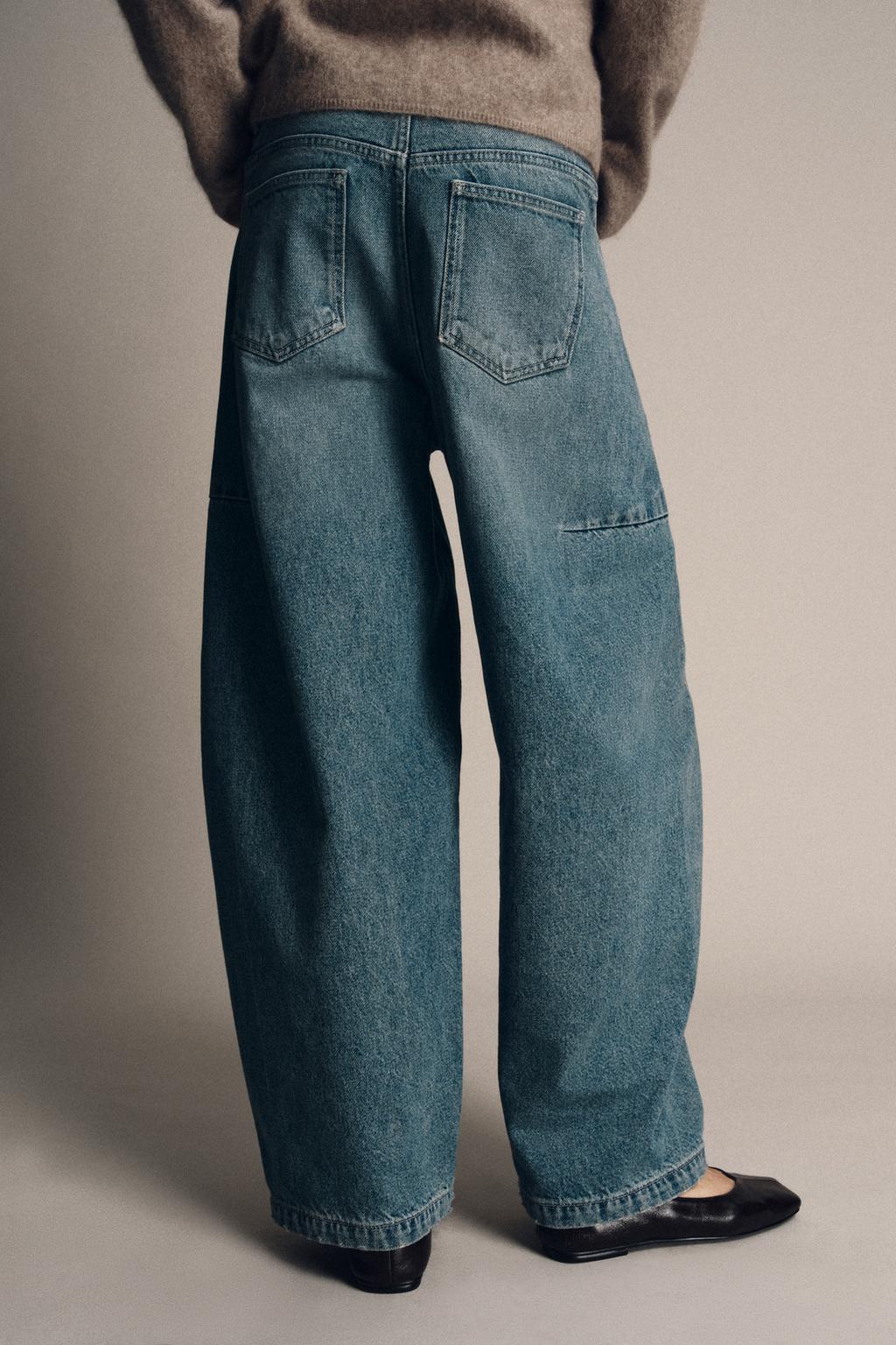 ДЖИНСЫ ZW COLLECTION ANKLE BALLOON СО СРЕДНЕЙ ПОСАДКОЙ