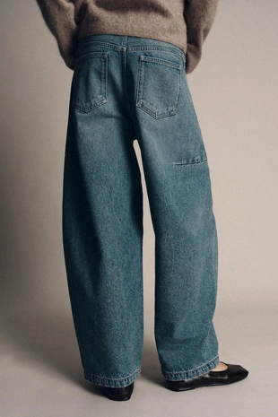 Джинсы ZW COLLECTION ANKLE BALLOON со средней посадкой