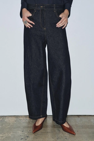 Джинсы ZW COLLECTION ANKLE BALLOON со средней посадкой