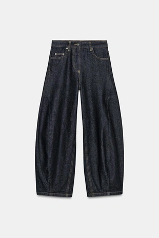 Джинсы ZW COLLECTION ANKLE BALLOON со средней посадкой- Заказать в России