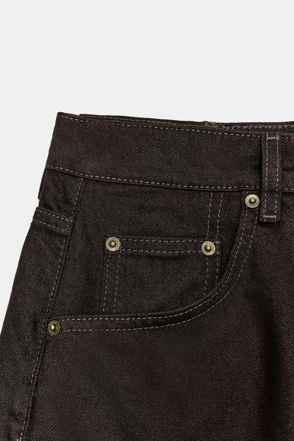 ДЖИНСЫ BALLOON СО СРЕДНЕЙ ПОСАДКОЙ — ZW COLLECTION