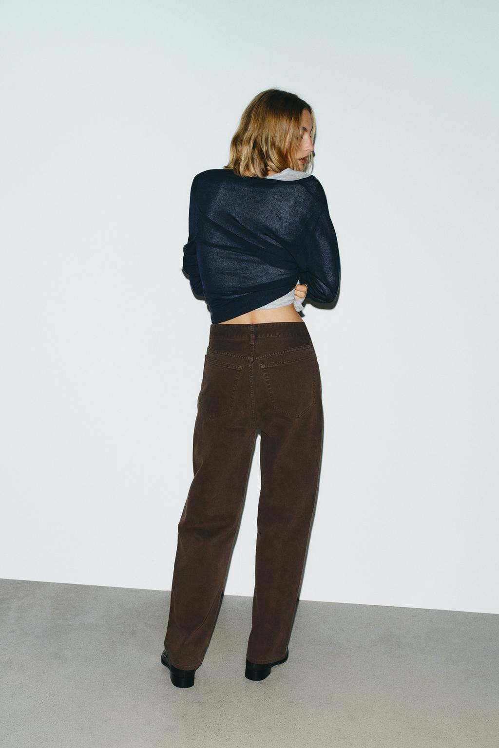 ДЖИНСЫ TRF BAGGY СО СРЕДНЕЙ ПОСАДКОЙ