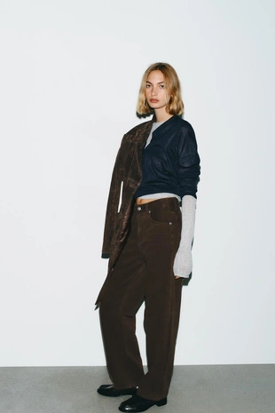 Джинсы TRF BAGGY со средней посадкой- Заказать в России