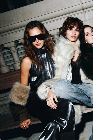 Купить Zara Комбинезон халтер с объемными брюками