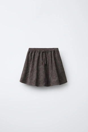 Купить Zara Юбка-шорты с мягкой вышивкой в виде цветов