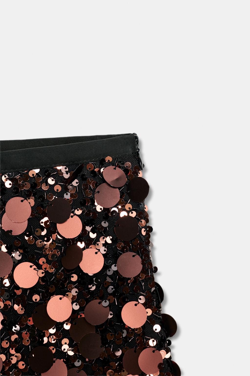 МИНИ-ЮБКА С ПАЙЕТКАМИ