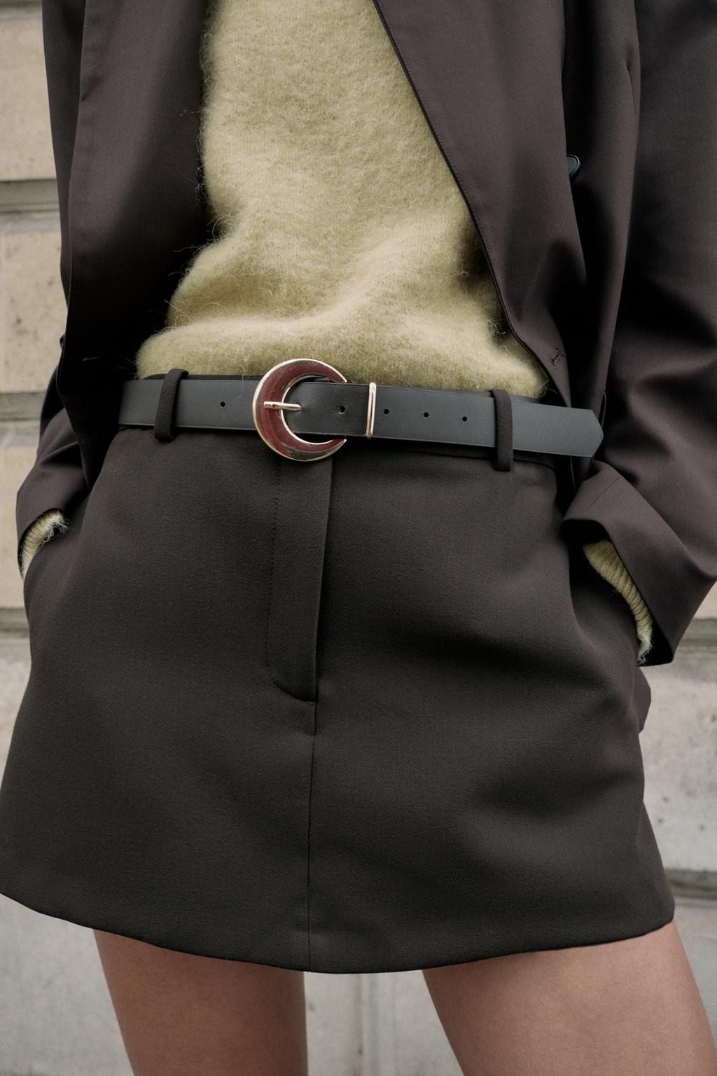 ЮБКА-ШОРТЫ С РЕМНЕМ