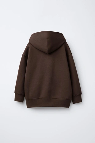 Купить Zara Базовое худи с капюшоном