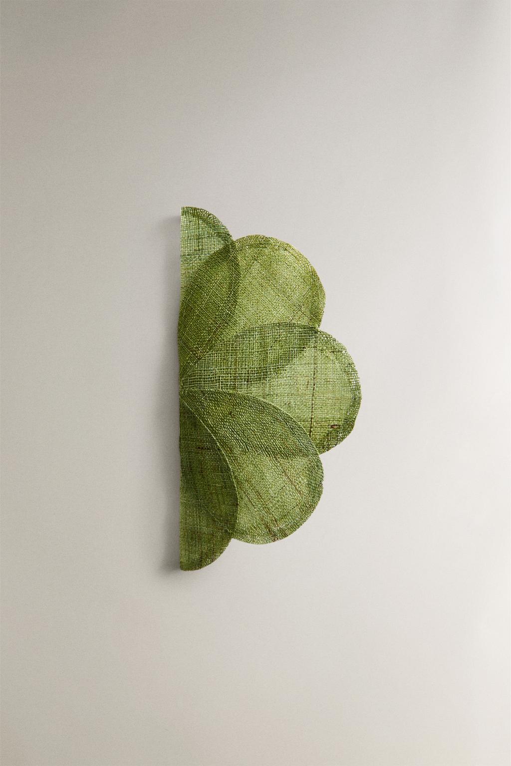 Плетеный текстильный подстаканник flower ramie