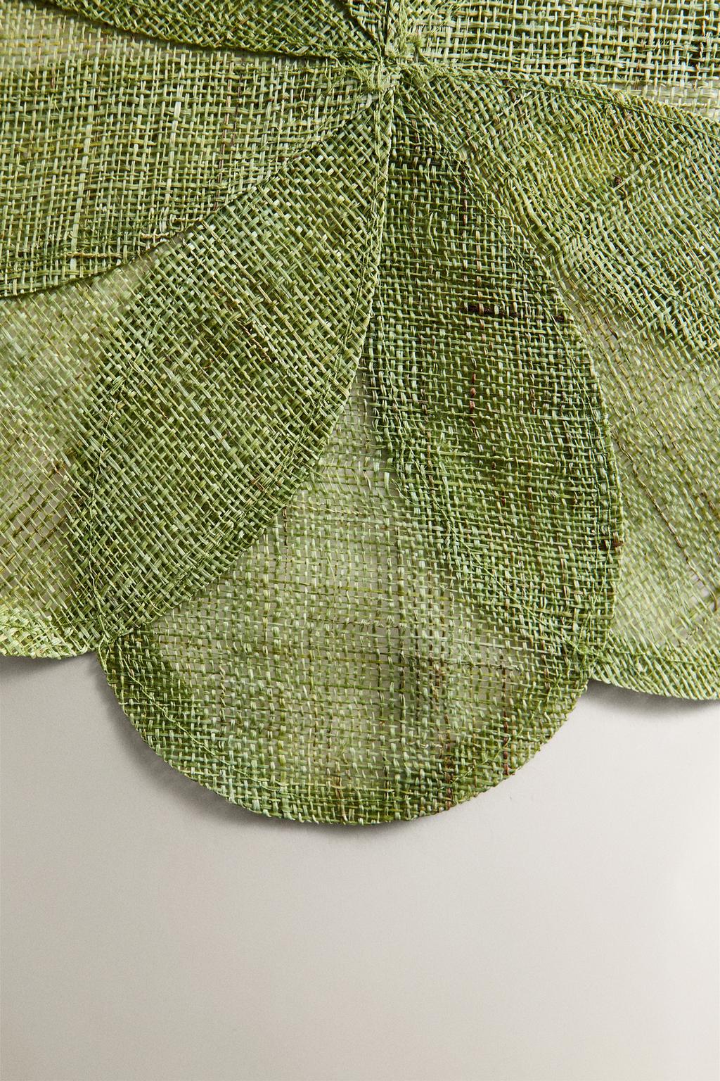 Плетеный текстильный подстаканник flower ramie