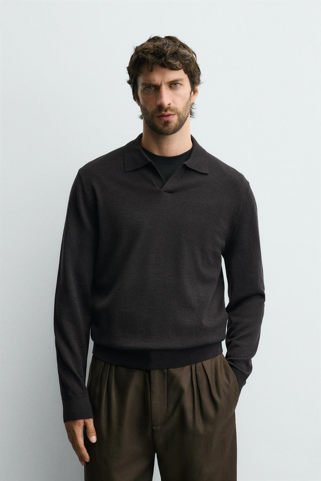 ПОЛО ИЗ 100% ШЕРСТИ