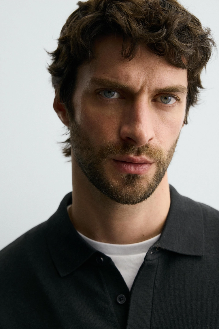 Поло из 100% шерсти