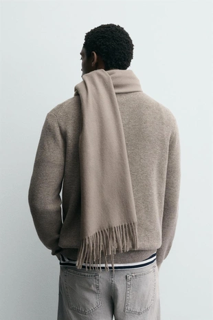 Поло из трикотажа с шерстью- Заказать в России