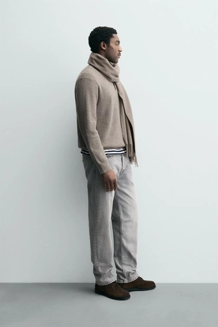 Поло из трикотажа с шерстью- Заказать в России