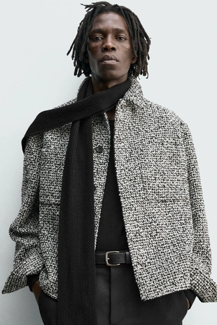 Куртка-рубашка с рельефными карманами- Заказать в России