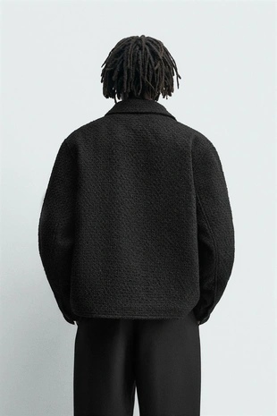 Black | 7380/110/800 - Zara Куртка-рубашка с карманами