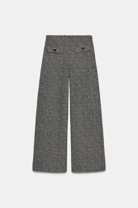 БРЮКИ ИЗ РЕЛЬЕФНОЙ ТКАНИ