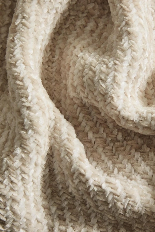 Плед с бахромой для декора- Заказать в России