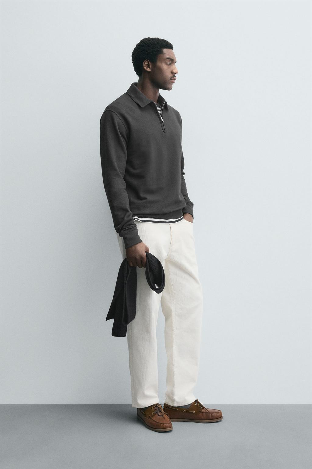 ПОЛО СТРУКТУРНОЕ НА МОЛНИИ