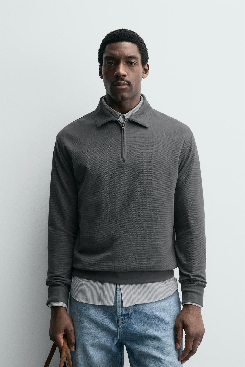 ПОЛО СТРУКТУРНОЕ НА МОЛНИИ