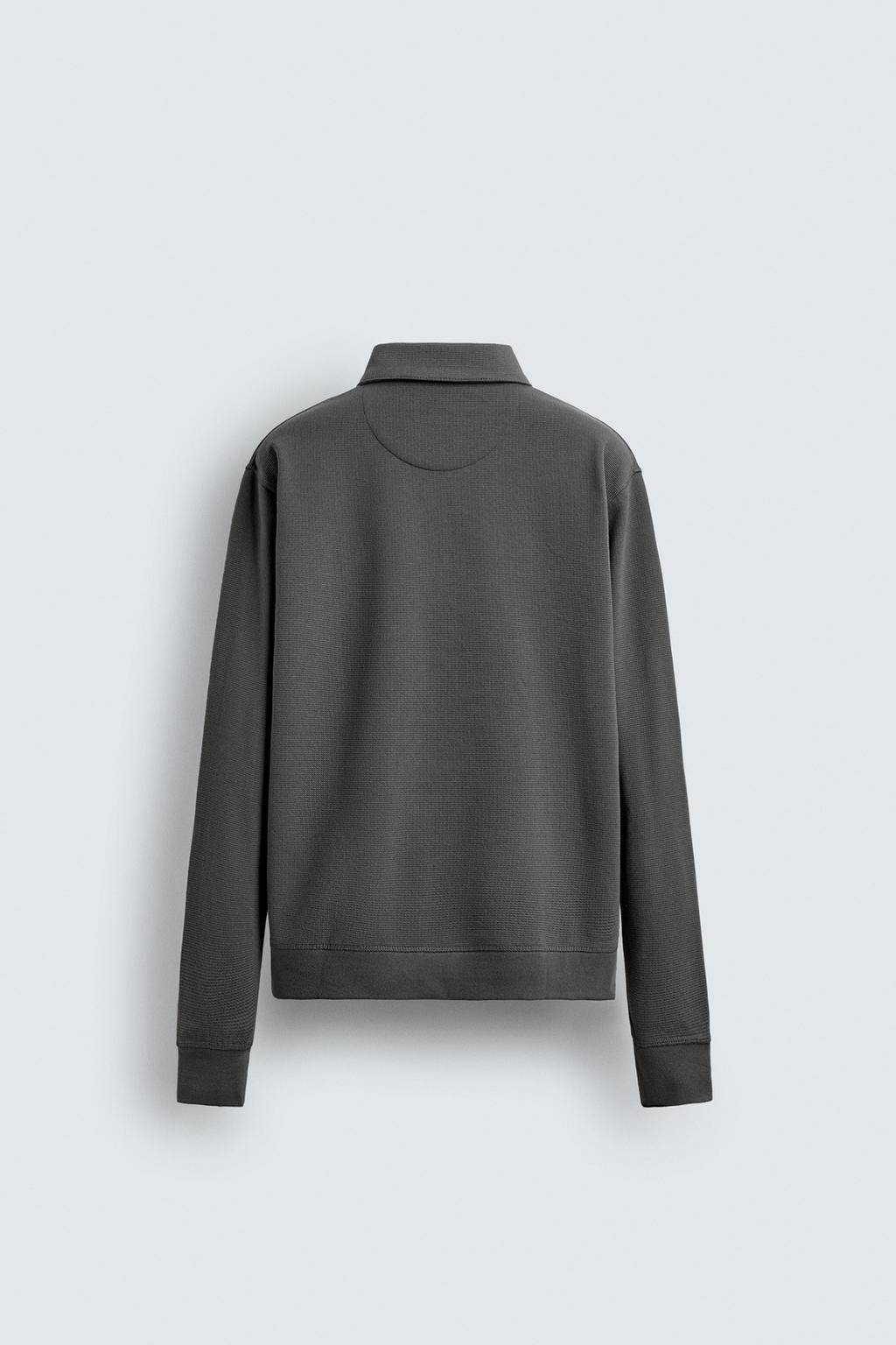 ПОЛО СТРУКТУРНОЕ НА МОЛНИИ