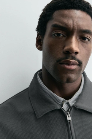 Поло структурное на молнии- Заказать в России