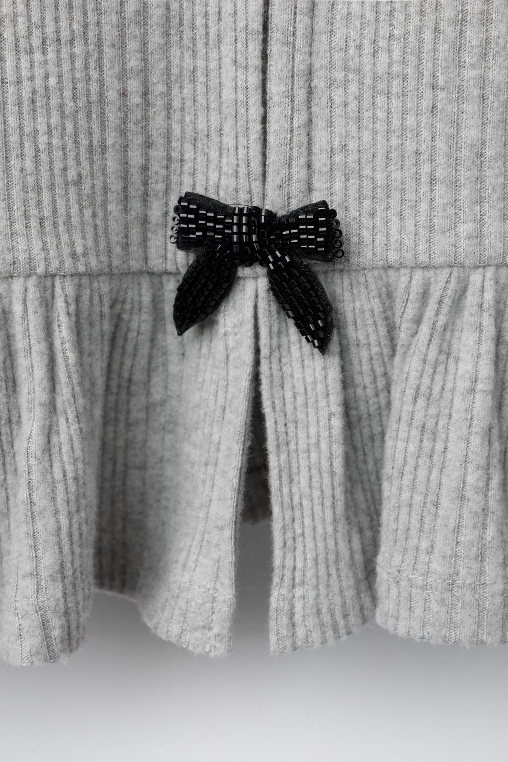 ФУТБОЛКА В РУБЧИК SOFT TOUCH С БАНТАМИ