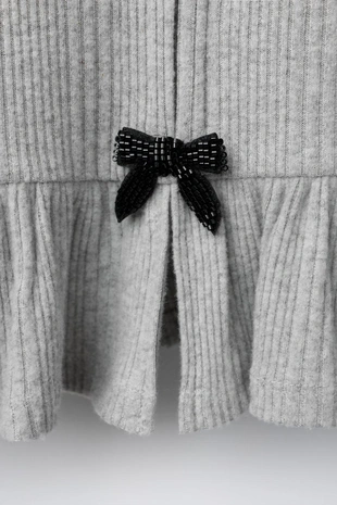 Футболка в рубчик SOFT TOUCH с бантами