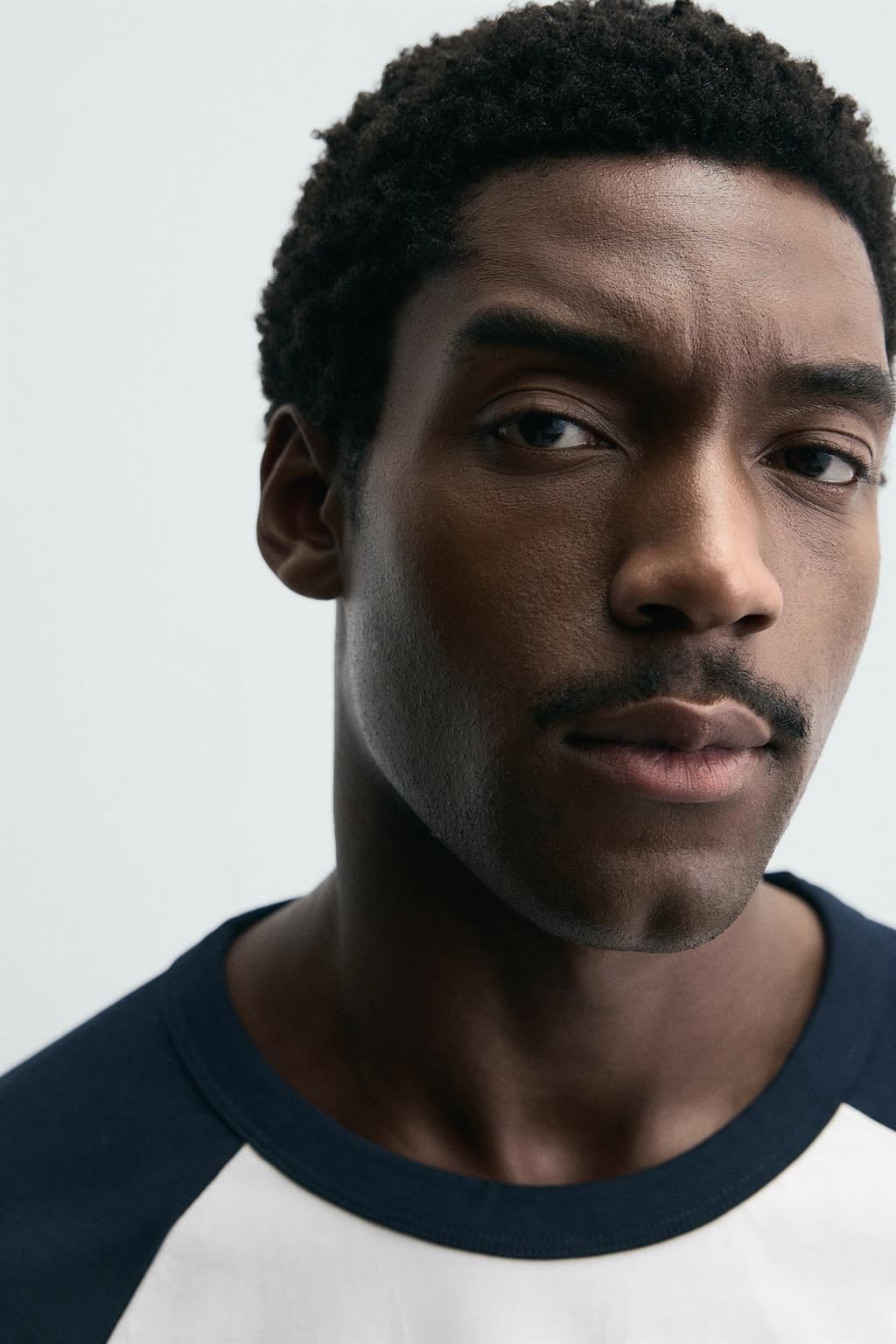 ФУТБОЛКА КОЛОР-БЛОК С РУКАВАМИ РЕГЛАН