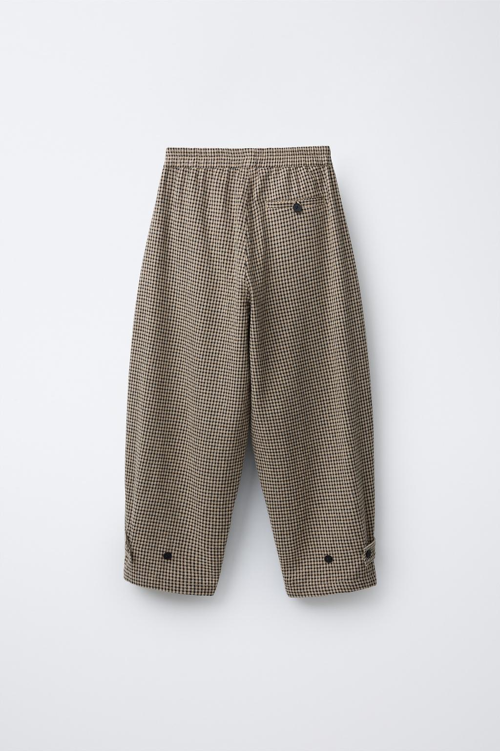 БРЮКИ BAGGY В КЛЕТКУ ВИШИ