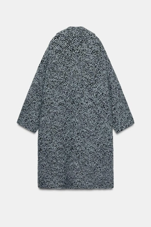 Трикотажное пальто с шалевым воротником- Заказать в России