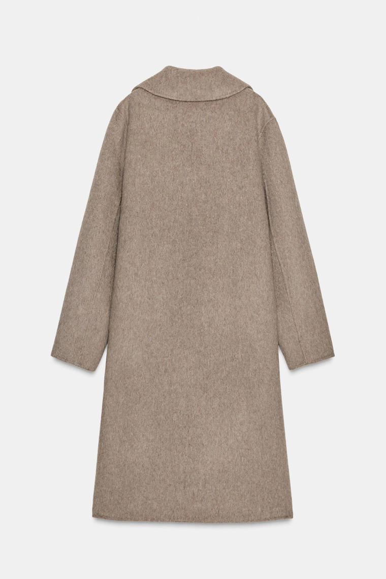 Пальто из шерстяной смеси с двубортной застежкой