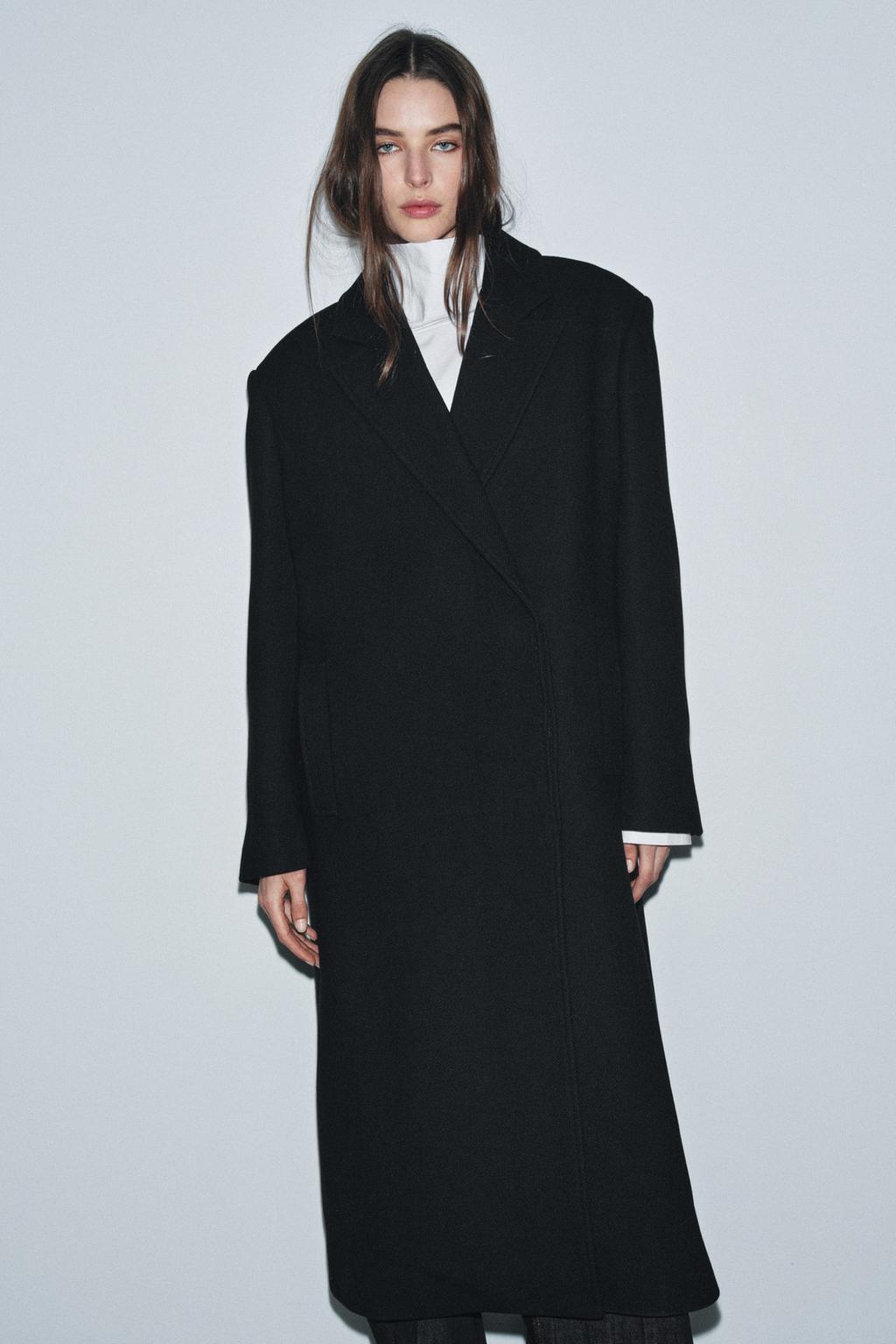 ПАЛЬТО ИЗ СМЕСОВОЙ ШЕРСТИ — ZW COLLECTION